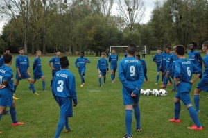 Photo de l'équipe de Picardie lors du stage régional U15 d'octobre 2014