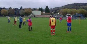 Stage departementale U15 octobre 2014 - Opposition entre les joueurs