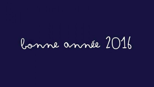 bonne année 2016